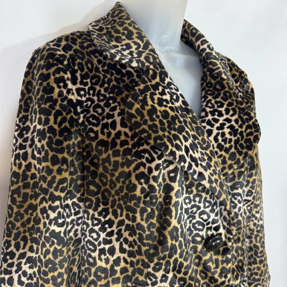 Rafaella | Faux Fur Animal Print Blazer NWT - Picture 4 of 15